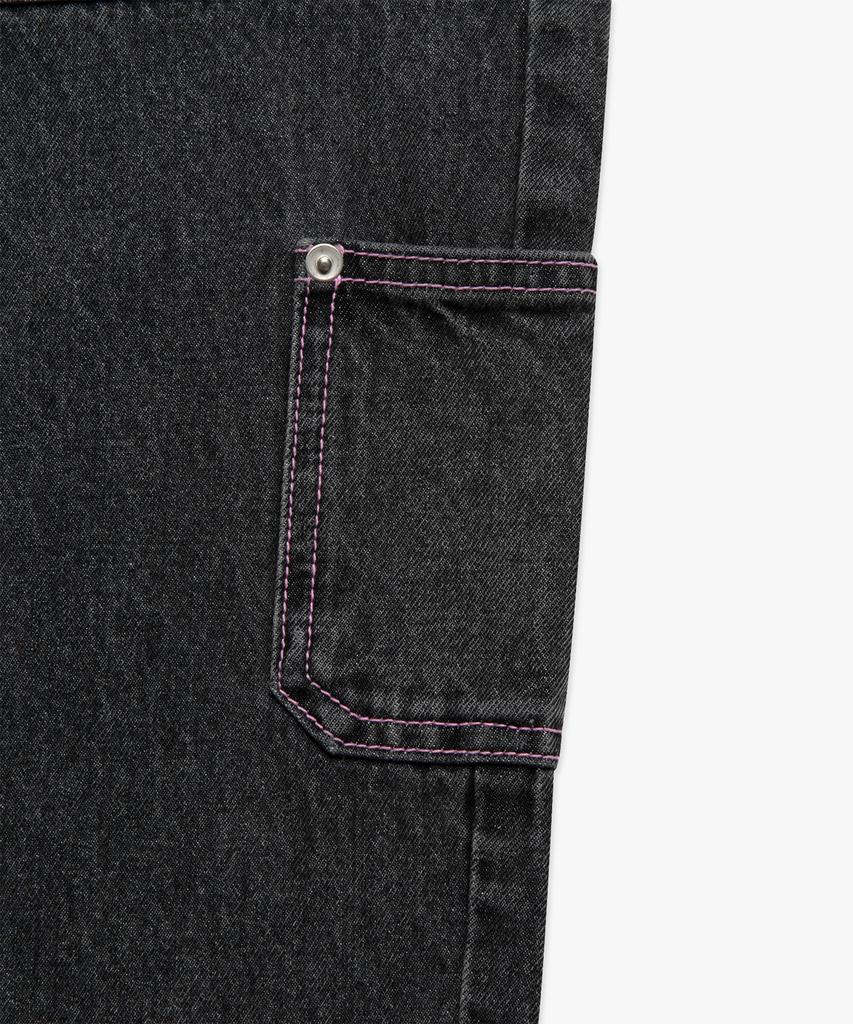 LMC Cntrst St Double Knee Denim Pants Gray