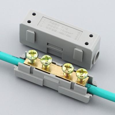 Conductor Brass High Power Splitter Quick Terminal Block Docking Terminal Blocks Compact Splice Electrical Connectors