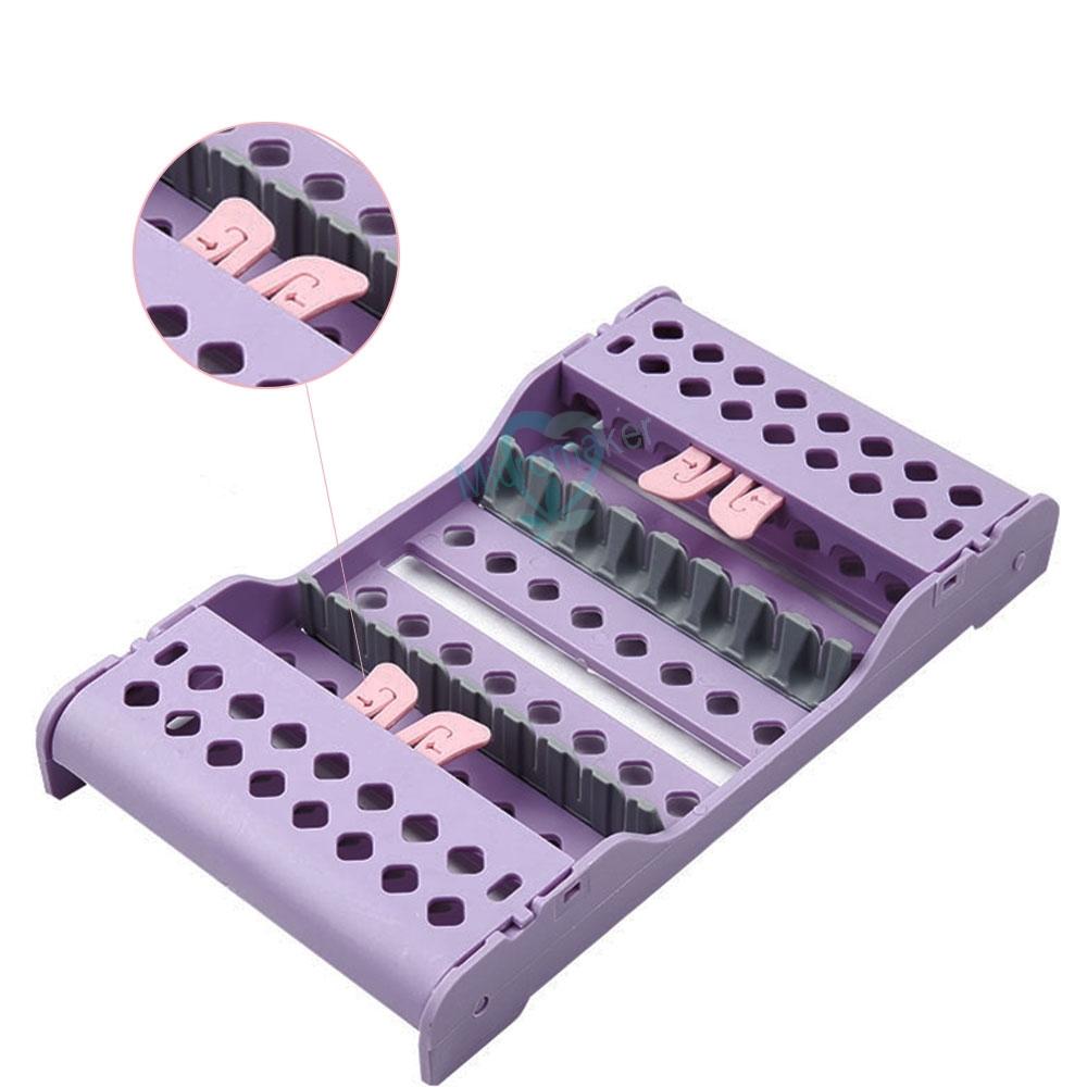 

1 шт. Новый ящик для стоматологических инструментов 135℃ автоклавируемые пластиковые держатели стоматологических инструментов для 4 шт. 8 шт. инструментов коробка для стерилизации