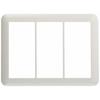 Panasonic Cosmo Series Wide 21 Switch Plate 3 Series White WTC7103W