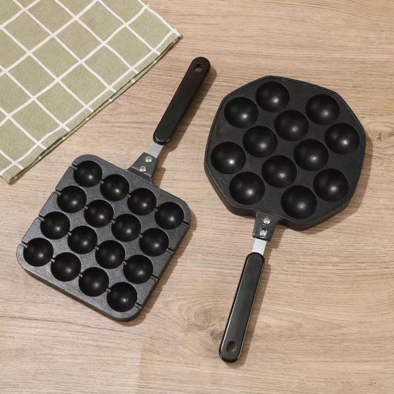 Takoyaki Pan Mold Takoyaki Maker Frying Pan Aluminum Alloy Non-Stick Baking Pan Cooking Pan Suitable For Octopus Ball Pancake Ca