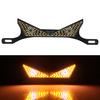 Motorcycle License Plate Screw Light with Demon Eye Shape Rear Taillights
