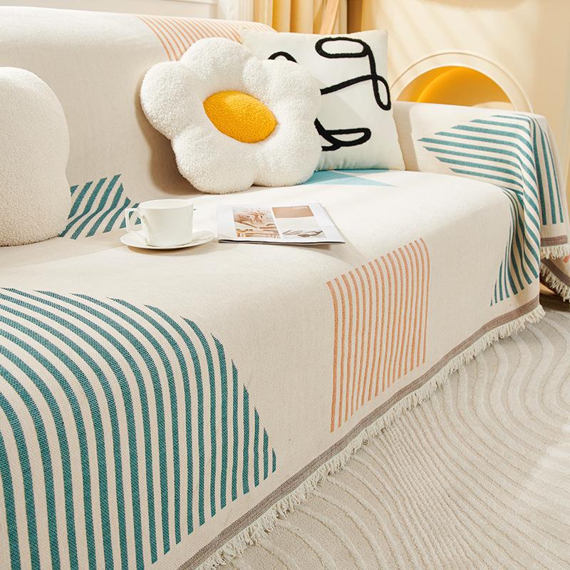 Husă de canapea din chenille, acoperire completă, pătură de canapea modernă minimalistă, universală pentru toate anotimpurile, husă de canapea completă, pânză de acoperire