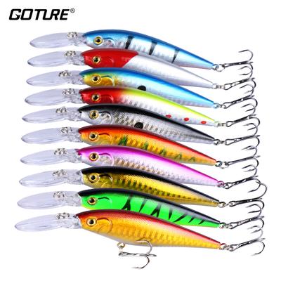 Goture 5pcs//lot Jointed Minnow Fishing Lure 9.6g//10.5cm 2 Sections Swimbait Bass