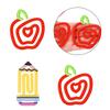 Acrylic Paper Clips,Reusable Heat Printed Transparent Bookmarks Clip For Document Organization Reading Accessories