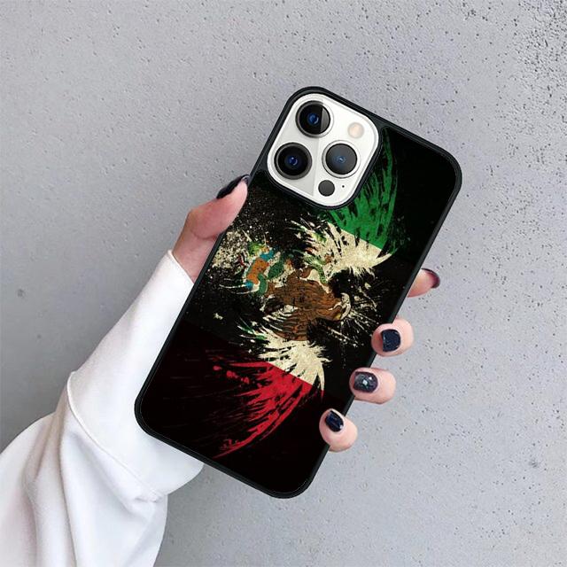 Vintage Mexico Mexican Flag Coque Shell For iPhone 17 Air 15 16 14 13 12 Pro Max 11 Pro Max Plus Phone Case Cover