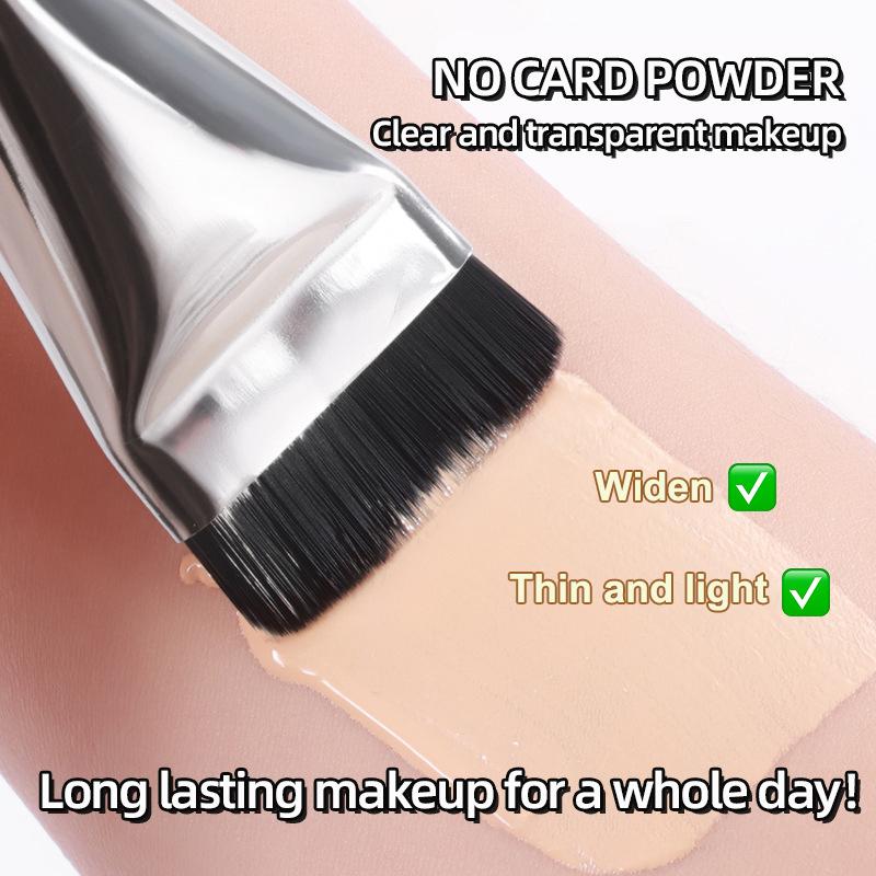 Ultra Thin Foundation Brush Lightweight Face Contour Brush Flat Contour Brush Blending Foundation Cream Makeup Brushes Beauty