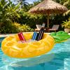 Inflatable Drink Holder Avocado Pineapple Coconut Tree Pool Drink Floaties Summer Beach Swimming Pool Parties Floating Cup Holder
