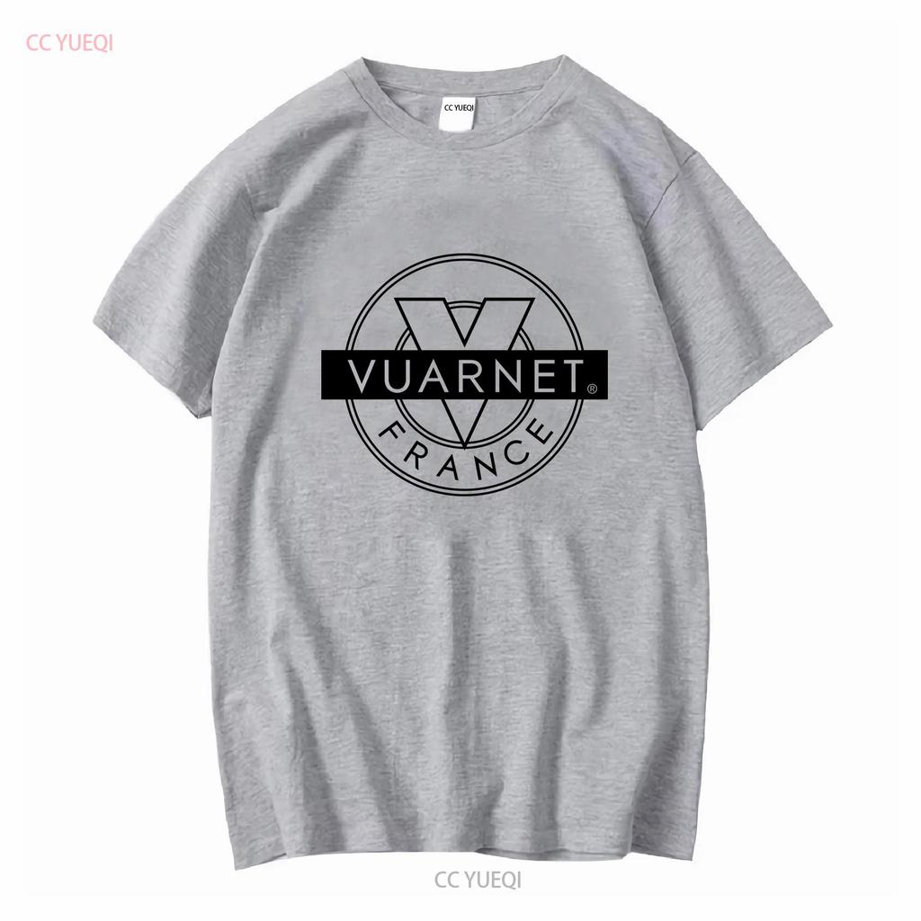 VUARNET France Symbol Logo Mens Grey T shirt Size S to 5XL long or short sleeves vintage Washed Soft Stylish designer clothes