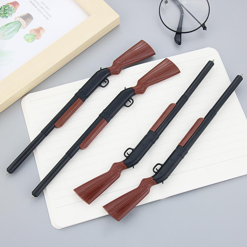 5Pcs Unique Design Smooth Writing Gun Pen, Pen Gun, Writing Instrument,Office Supplies, Stylish Pen, Fun Stationer,Ballpoint Pen