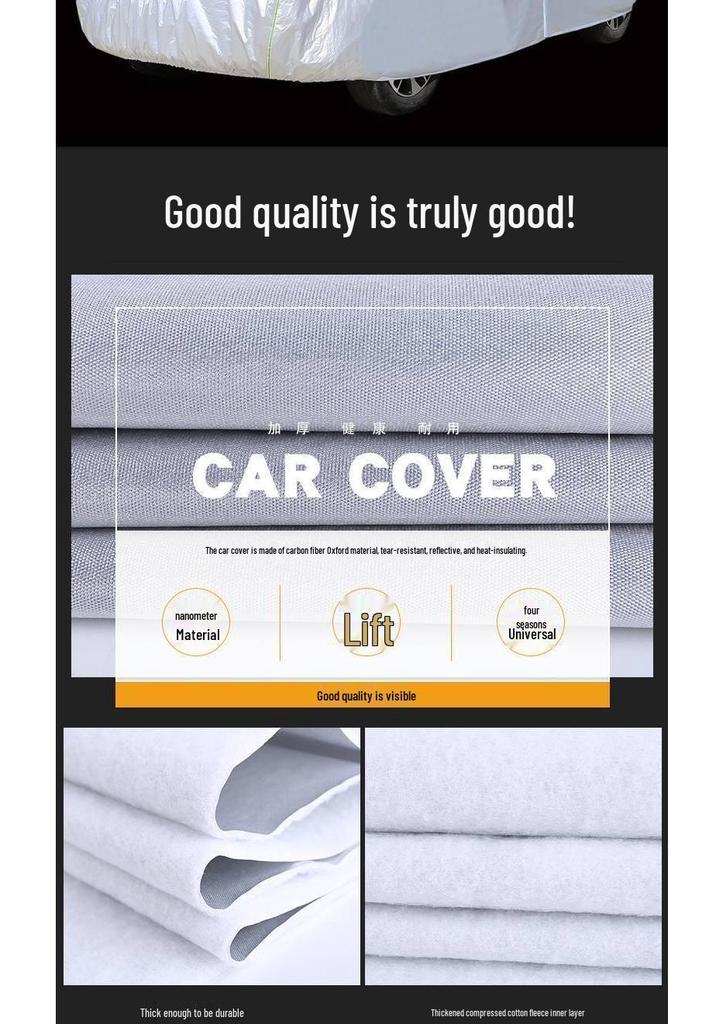 Sunshade Car Cover for Great Wall Haval SUVs: H6, H2, H5, H4, H8, H7, F5 - Sun Protection