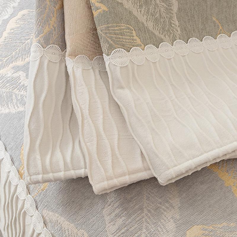 New Sofa Cushion, All-season Non-slip Seat Cushion, Light Luxury Cream Style, High-end Sofa Cover Cover Cloth Towel