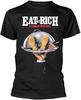 Men's Comic Strip Presents - Eat The Rich Black T-Shirt Black