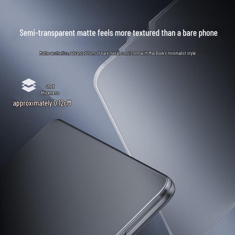 Jichuan MacBook Air 13.6-inch Frosted Protective Case