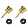 Strap Pins Guitar Neck Strap Holder Guitar Strap Locks Strap Locks Steel for Electric of Gold/Silver/Black Guitar/Acoustic Guitar/Classical