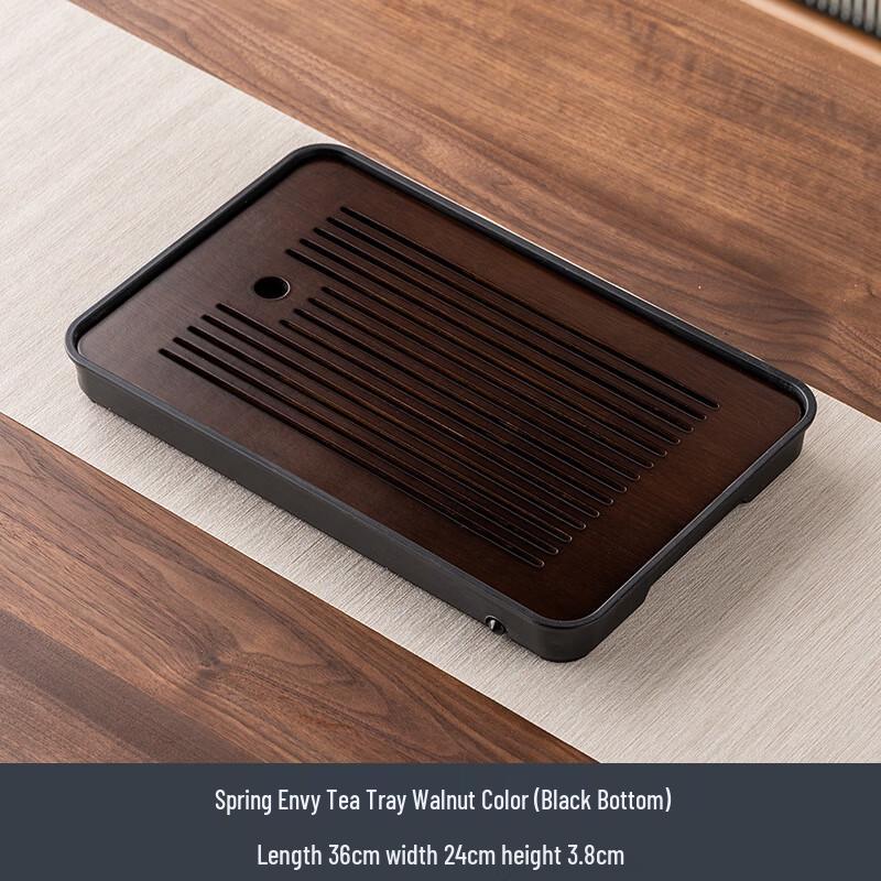 Wooden Gongfu Tea Tray with Drainage 36x24 cm