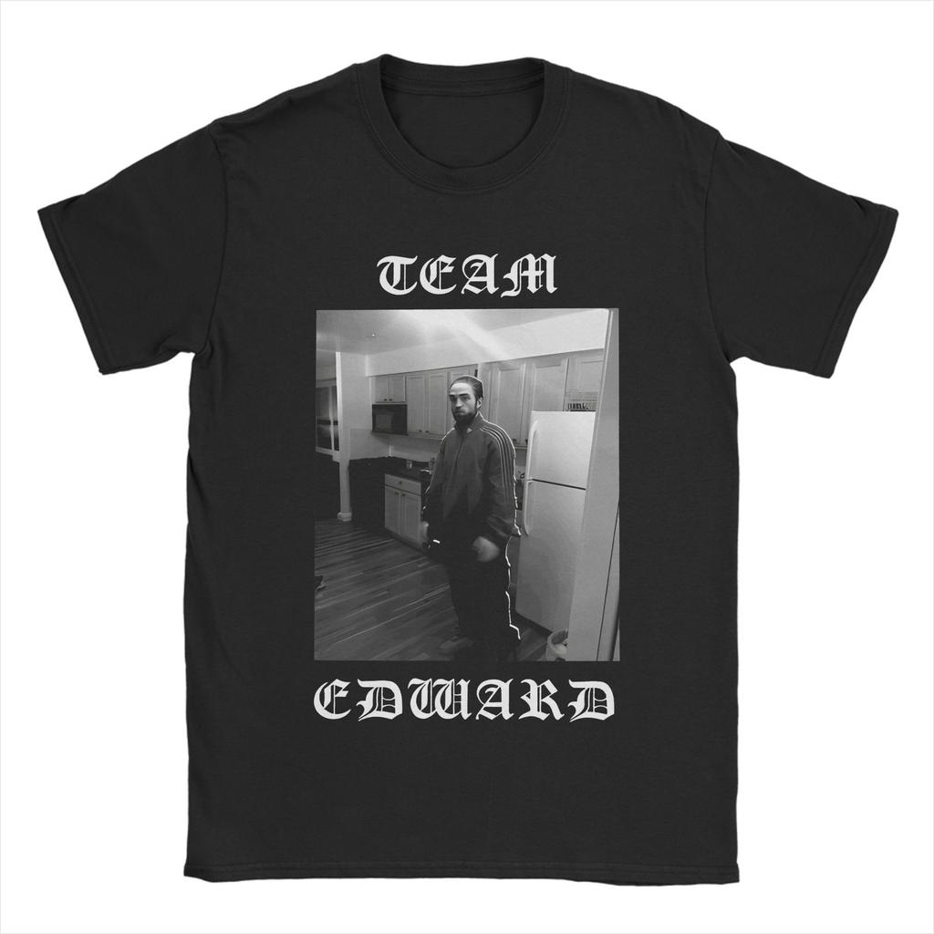 Twilight Edward Cullen Robert Men T Shirt Cool Tees Short Sleeve O Neck T-Shirt Cotton Graphic Tops