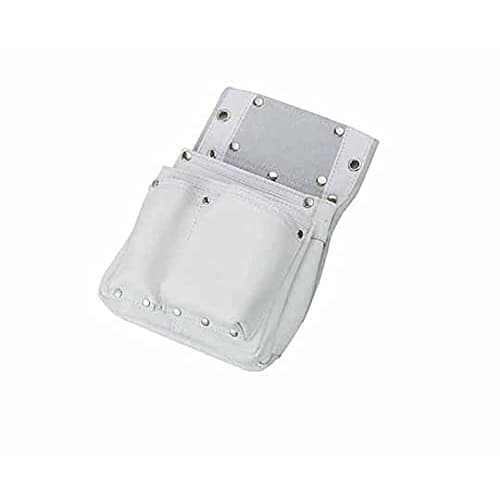 KOZUCHI Nail Bag with Two-Tier Gusset, White, SH-501