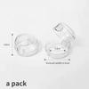 2pc Stove Knob Cover Clear Black Universal Size Gas Knob Covers Knob Covers Prevent Kids & Pets from Turning On Stoves