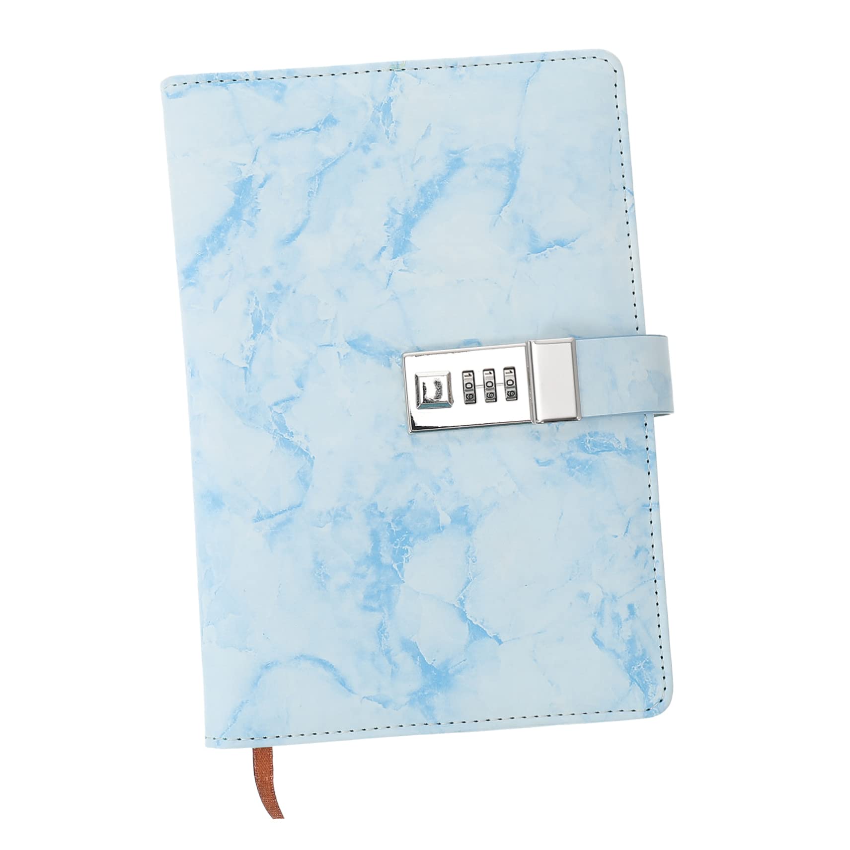 

HONMEET Multifunctional Password Lock Diary with Lock, A5 Size, for Work and Study Planning, Easy-to-Write Paper, 15 x 22 cm, Portable