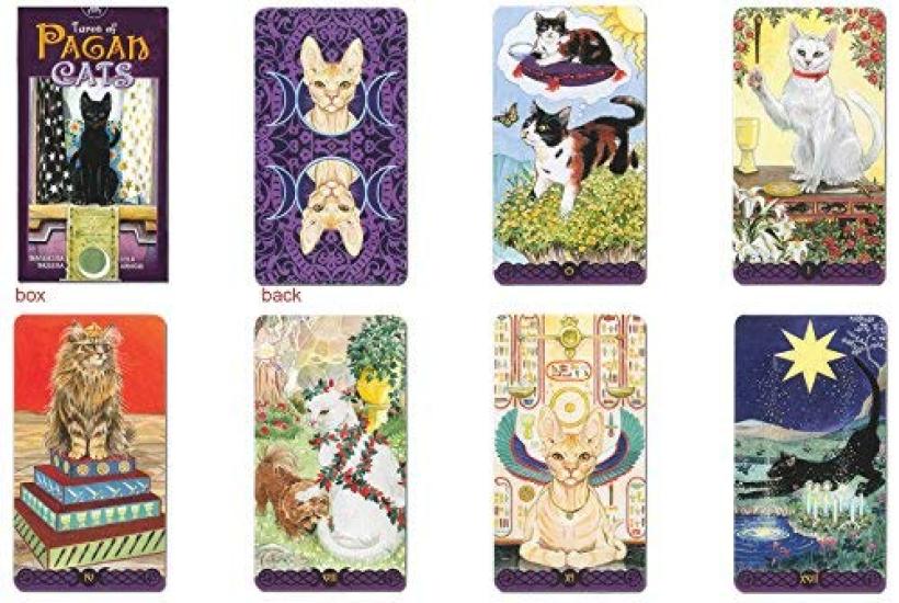 Tarot of Pagan Cats with Japanese Booklet "Pocket Manual"