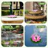 Lotus Leaf Floating Solar Fountain for Garden and Pool