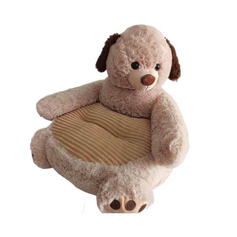 Children's Cute Panda Plush Sofa - Cartoon Tatami Style