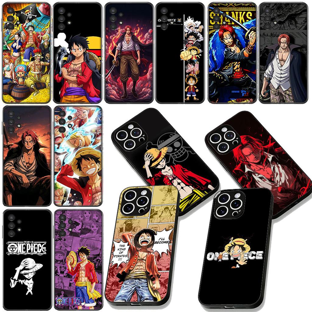 Shanks One Luffy Pieces Red Hair Cover for Motorola Moto G86 G14 G35 G34 G45 G55 G67 G75 G85 G24 G15 G54 G57 Power Phone Case
