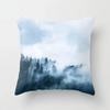 Geometric Blue Nordic Cushion Pillowcase Scandinavian Pillowcase