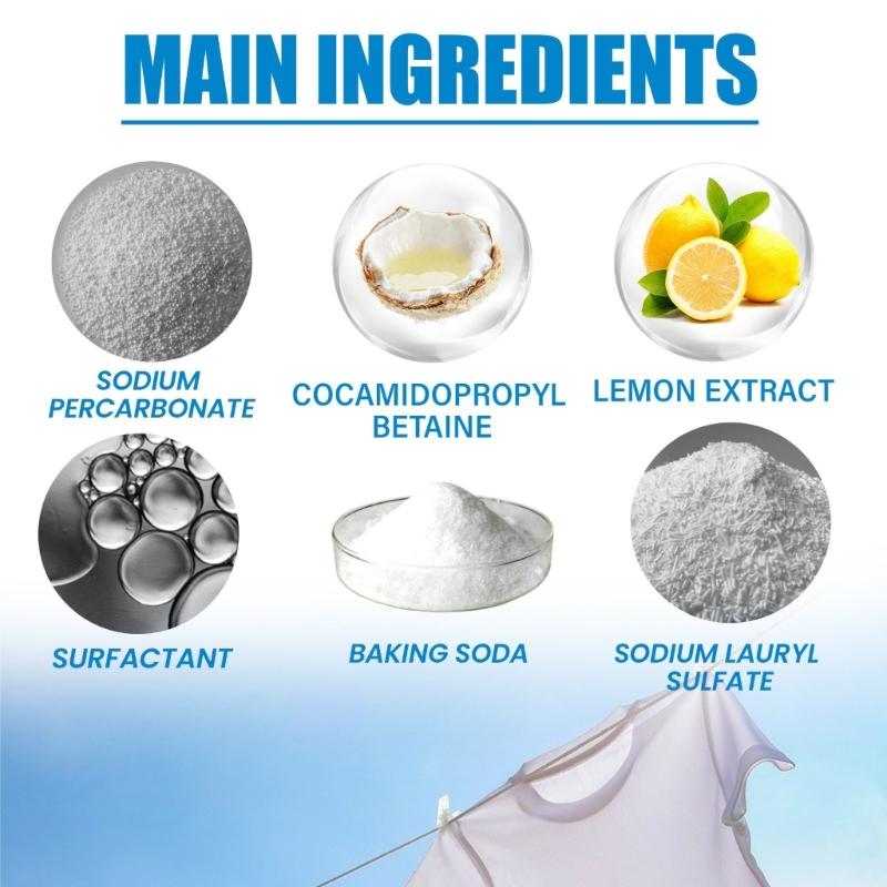 Say Goodbye to Stains with Laundry Detergent Sheets Tablets Washing Powder Soap for Deep Cleaning of Clothes 30pcs/60pcs