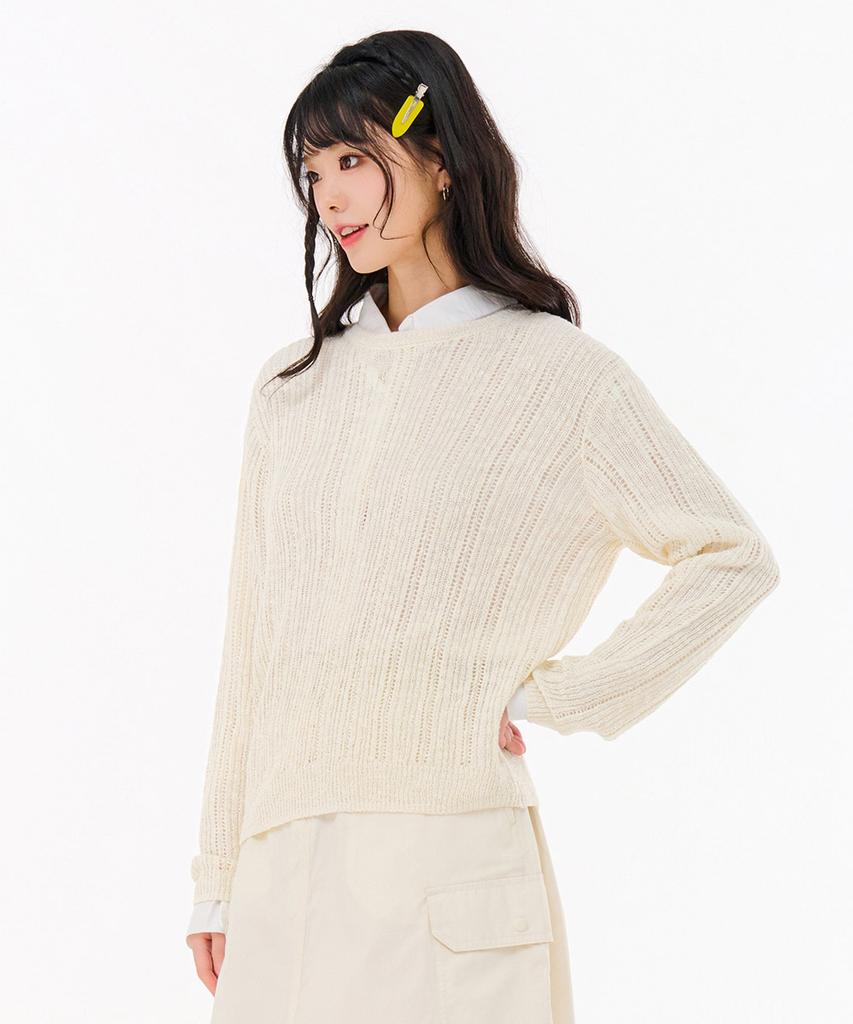 CHASECULT Women'S Net Knit Sweater-Fbrg5671C05