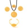 Gold Plated Fashion Ethiopian Big SizeJewelry Sets Gold Plate Africa Bride Wedding Eritrea Set Gift
