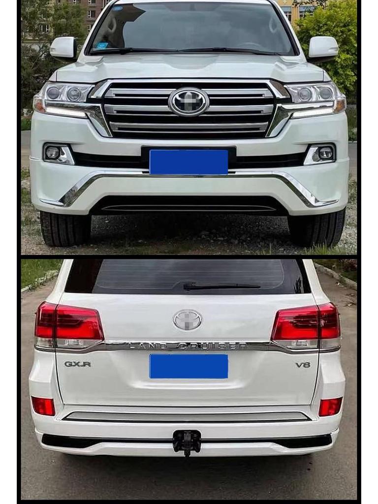 Toyota Land Cruiser 2016-2021 Front & Rear Body Kit for LC200 Bumper Modification