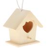 Creative Balcony Wooden Bird House Breeding Cage Box Feeding for Wren
