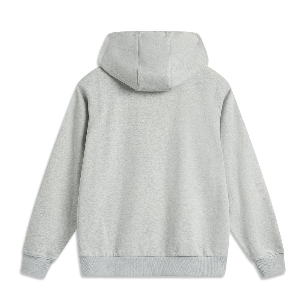 Li Ning Comfortable Brand Logo Letter Sweatshirt Men Sweatshirt Floral-Gray Geological-Gray AWDV253-5