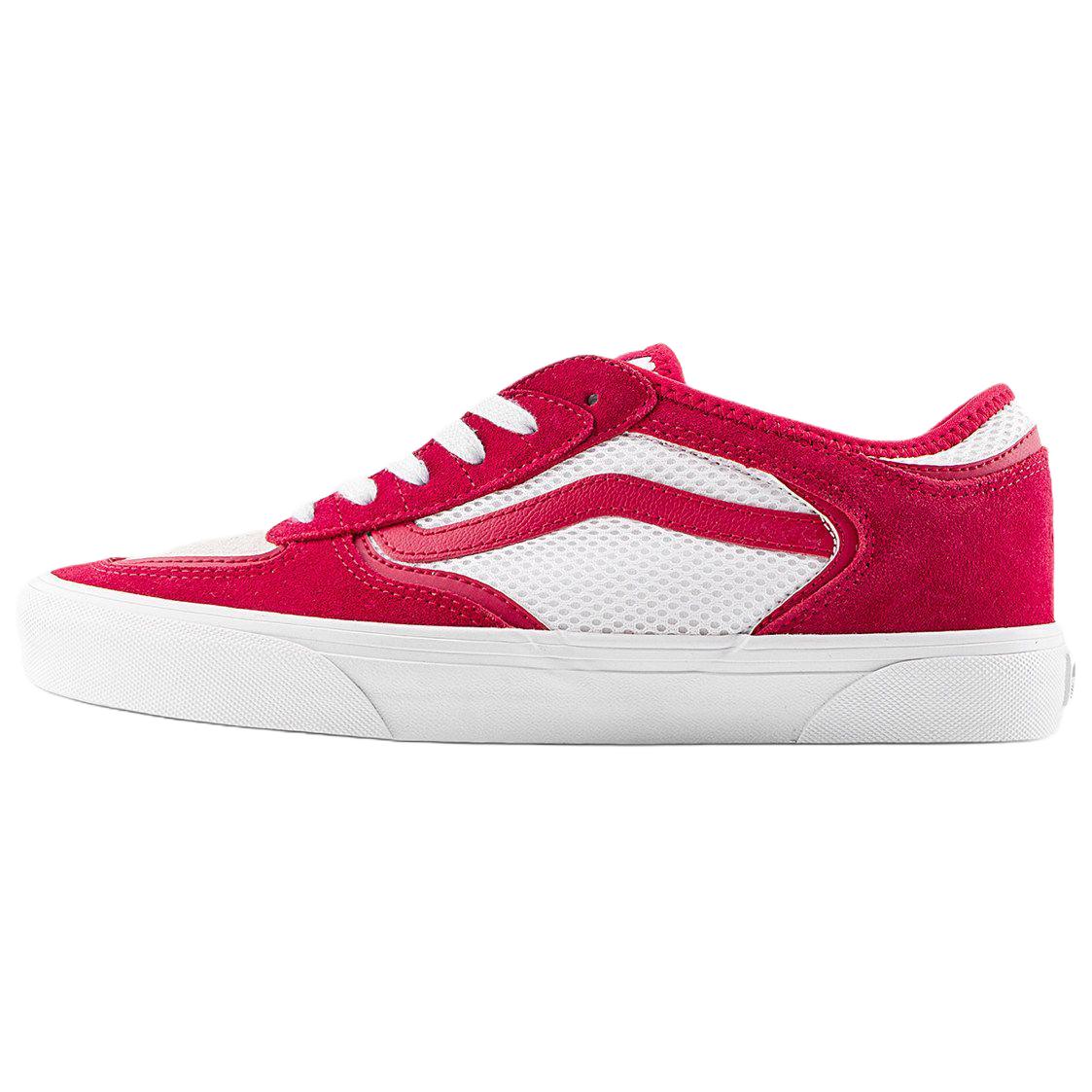 

Vans Rowley Classic Low top Skateboard Shoes Unisex Pink White VN000SF4IZQ 44