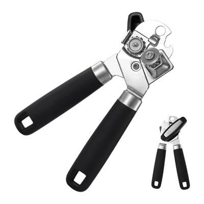 Handheld Design 3-in-1 Can Opener Soft Comfortable Handle Smooth Edge Heavy Duty Multifunctional Kitchen Tool Kitchen