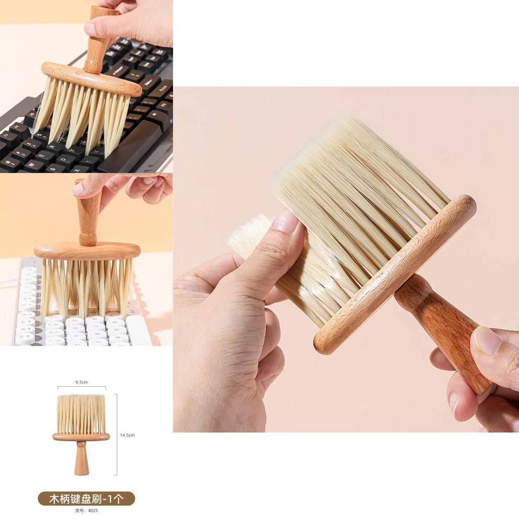 Cleaning Keyboard Precision Brush With Soft Nylon Bristles And Beechwood Handle For Removal Dust