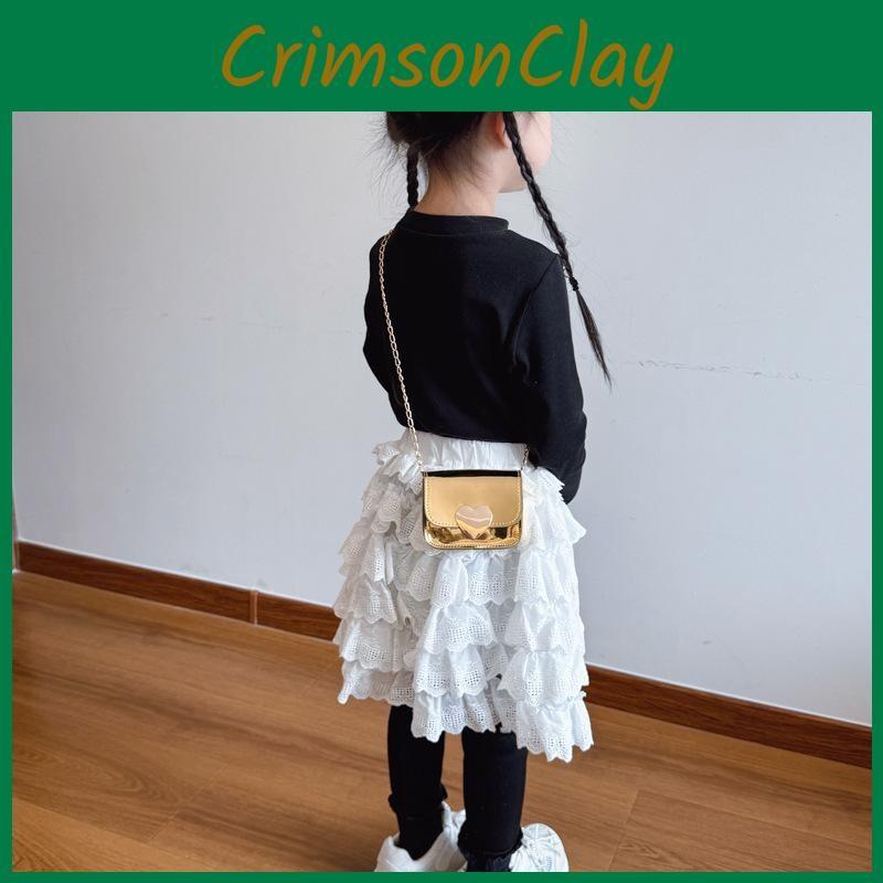 Chain Bag Love Kids Small Casual Crossbody Bag  Synthetic Leather Daily Use