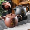 Yixing Purple Clay Tea Pot Chinese Large Capacity Teapot Tradition Beauty Tea Infuser Retro Tea Set Household Drinkware 1000ml