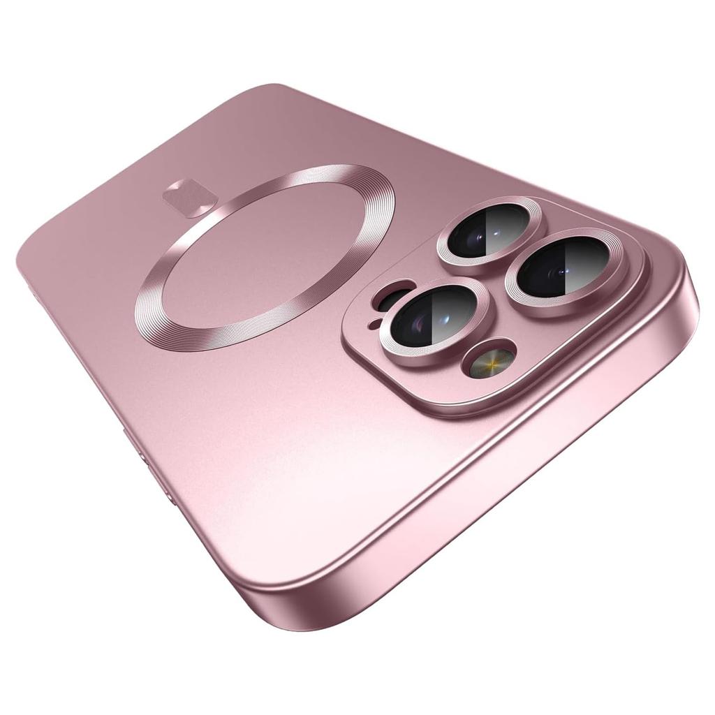 For iPhone 15 Pro Max Case Compatible with MagSafe Ultra Thin TPU Phone Cover with Lens Protection