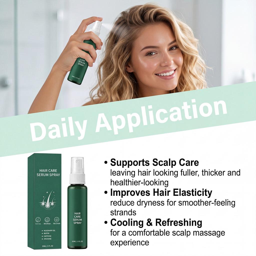 Hair Spray - Lightweight Daily Nourishing Mist for Scalp and Hair, 30ml
