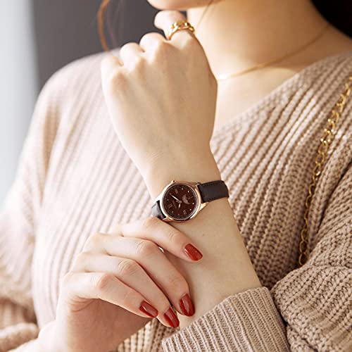 Citizen xC daichi collection Eco-Drive radio-controlled watch, Titania Happy Flight EE1002-01W, women's, brown