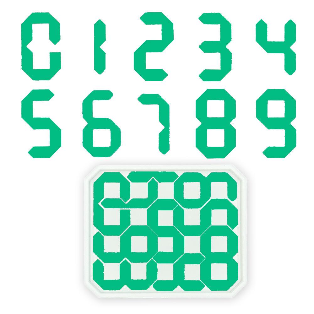 Non-Toxic Difficult Puzzles Challengesilicone Digital Battle Puzzle Parent Child Interactive Logical Thinking Toy Game