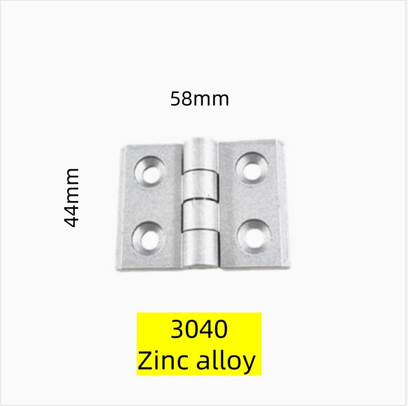 2020 3030 3040 4040 2525 4545 Metal Hinge Zinc Alloy Hinge Finished Aluminum Hinge Door Hinge  Connector Black Or Sliver Color