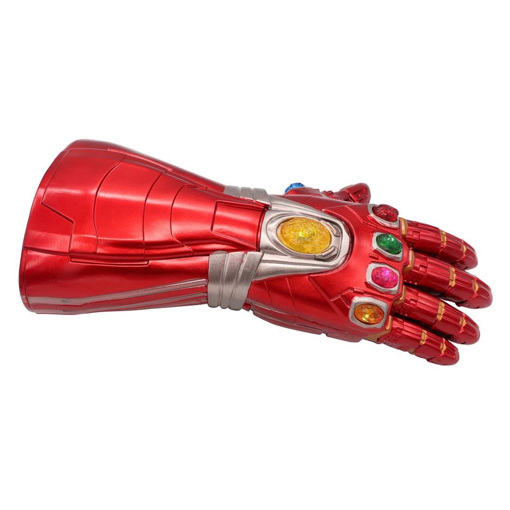 Iron Man LED-Handschuhe mit abnehmbaren Steinen für das ultimative Cosplay-Erlebnis