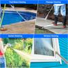 High-pressure Water Jet Cleaning Gun, High-pressure Hose Nozzle Cleaning Rod Nozzle Glass Window Cleaning Sprayer