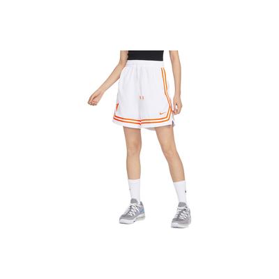 Dri-Fit Wnba Striped Color-Block Quick-Dry Split Hem Drawstring Shorts Women Shorts White DR5645-100