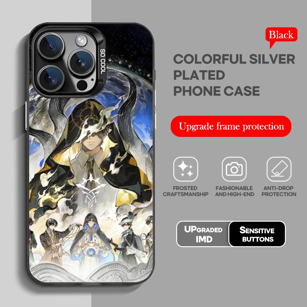 Lord of Mysteries Phone Case black IMD Colorful Silver Suitable case for iPhone 17 16 e 15 14 13 12 11 Pro Max
