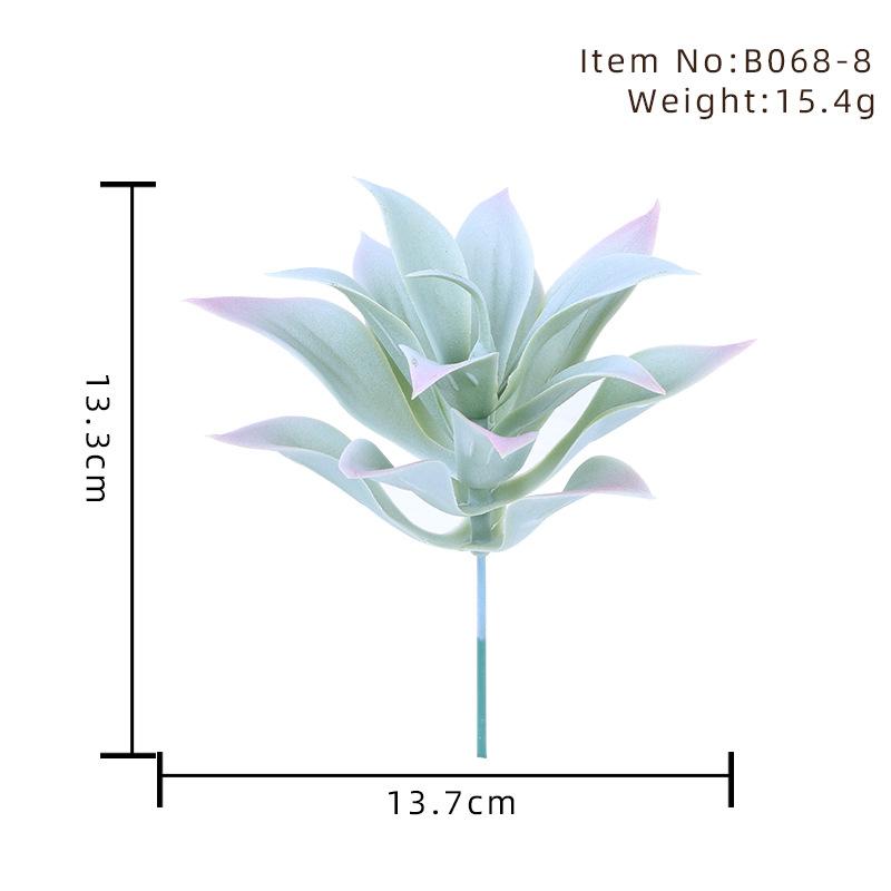 Diy Simulated Succulent Plant Head 1-2 Yuan, Mini Fake Succulent Bonsai With Flowers, Supermarket Decorations